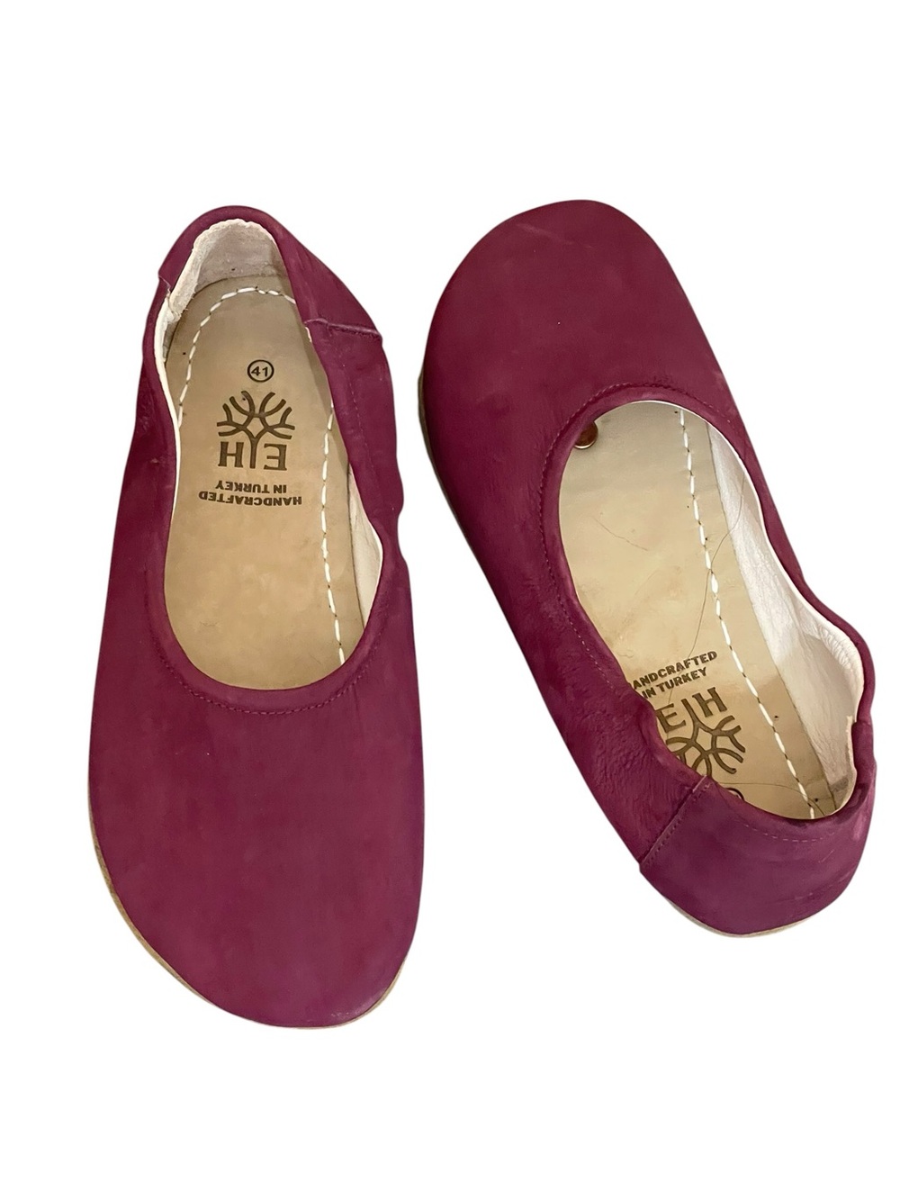 Earthing Harmony Grounding Barefoot Ballet Flats
Nubuck Burgundy 41(10-10.5)